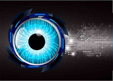 Siber devre gelecekteki teknoloji kavramı