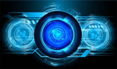 Siber devre gelecekteki teknoloji kavramı