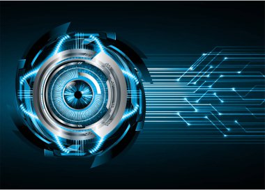 Siber devre gelecekteki teknoloji kavramı