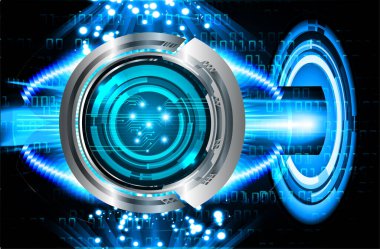 Siber devre gelecekteki teknoloji kavramı