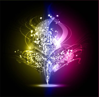 soyut gelecek duvar kağıdı, dijital arkaplan