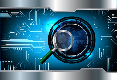 Siber devre gelecekteki teknoloji kavramı