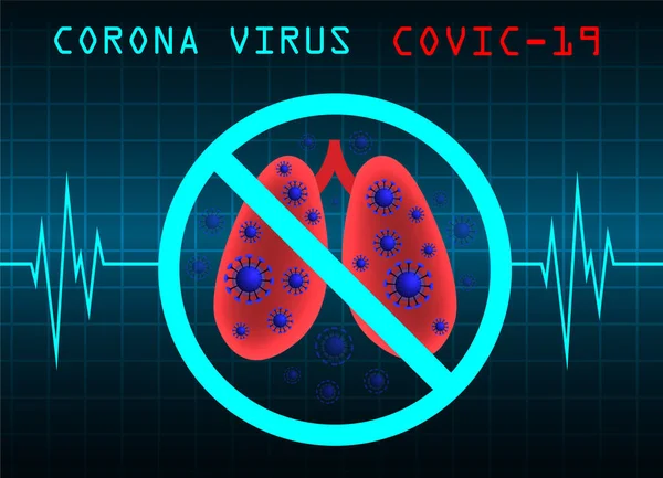 Vektor Illustration Medicinsk Bakgrund Med Ett Hjärta — Stock vektor