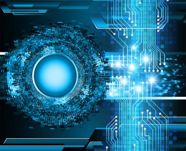 Siber devre gelecekteki teknoloji kavramı