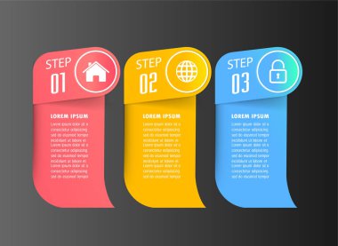 Web sitesi, bilgisayar grafik teknolojisi ve internet için renkli modern metin kutusu şablonu, afiş