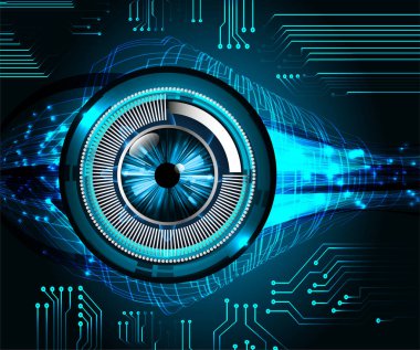 Siber devre gelecekteki teknoloji kavramı