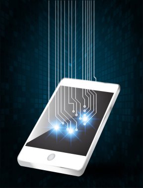 siber güvenlik konsepti arka plan, soyut fütüristik duvar kağıdı