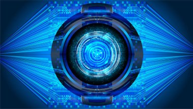 Siber devre gelecekteki teknoloji kavramı