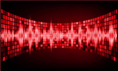 Geometrik şekilli soyut gelecek arkaplanı 