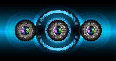 Siber devre gelecekteki teknoloji kavramı