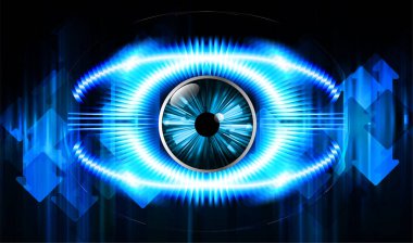 Siber devre gelecekteki teknoloji kavramı