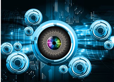 Siber devre gelecekteki teknoloji kavramı