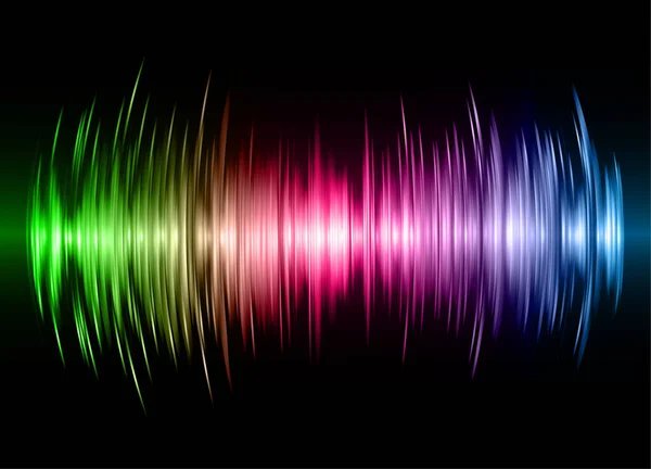 Sound Wave Vector Background — Stock Vector