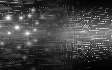 Siber devre gelecekteki teknoloji kavramı