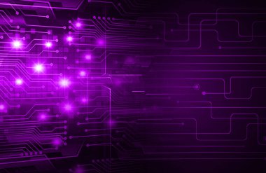 Siber devre gelecekteki teknoloji kavramı