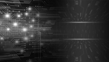 Siber devre gelecekteki teknoloji kavramı