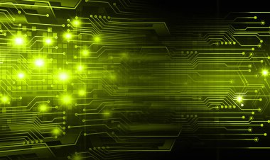 Siber devre gelecekteki teknoloji kavramı