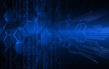 Siber devre gelecekteki teknoloji kavramı