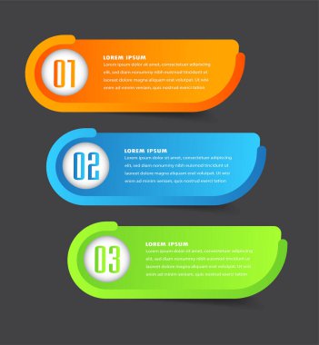 modern metin kutusu şablonu, pankart bilgileri