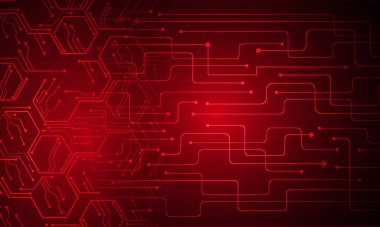 Siber devre gelecekteki teknoloji kavramı