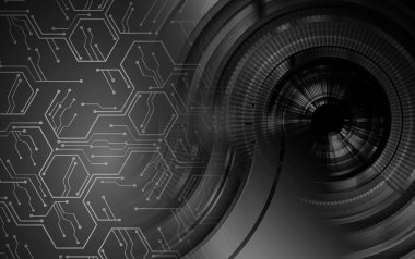 Siber devre gelecekteki teknoloji kavramı