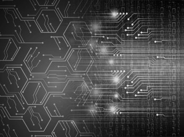 Siber devre gelecekteki teknoloji kavramı