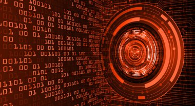 göz siber devre gelecekteki teknoloji konsepti