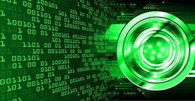 göz siber devre gelecekteki teknoloji konsepti