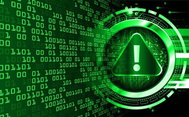 Sayısal arkaplan ve siber güvenlik konusunda kapatılmış asma kilit