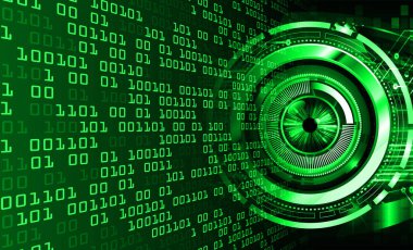 göz siber devre gelecekteki teknoloji konsepti