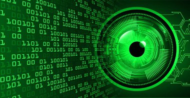 göz siber devre gelecekteki teknoloji konsepti