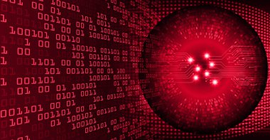 göz siber devre gelecekteki teknoloji konsepti