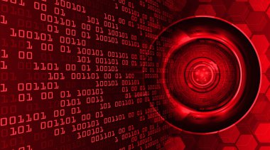 göz siber devre gelecekteki teknoloji konsepti