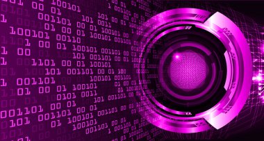 göz siber devre gelecekteki teknoloji konsepti