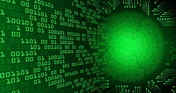 göz siber devre gelecekteki teknoloji konsepti