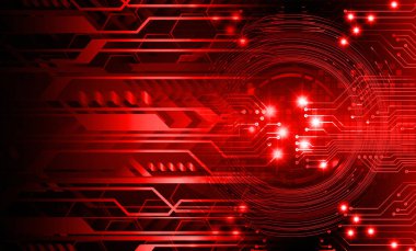 göz siber devre gelecekteki teknoloji konsepti