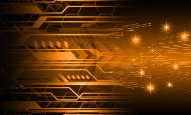 Siber devre gelecekteki teknoloji kavramı