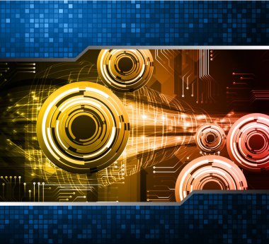 Siber devre gelecekteki teknoloji kavramı