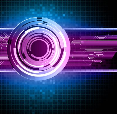 Siber devre gelecekteki teknoloji kavramı