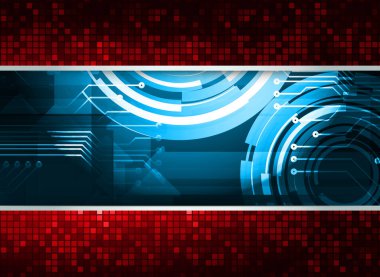 Siber devre gelecekteki teknoloji kavramı