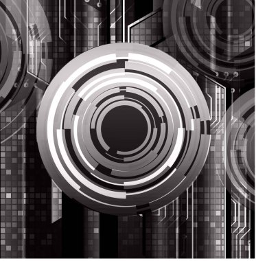 Siber devre gelecekteki teknoloji kavramı