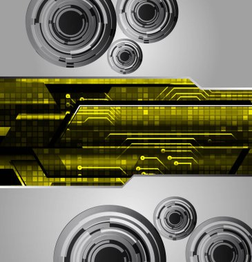 Siber devre gelecekteki teknoloji kavramı