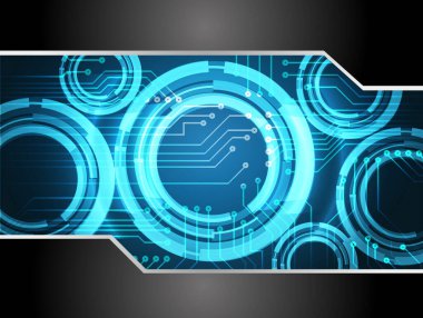 Siber devre gelecekteki teknoloji kavramı