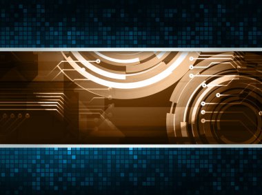 Siber devre gelecekteki teknoloji kavramı