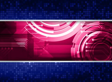 Siber devre gelecekteki teknoloji kavramı