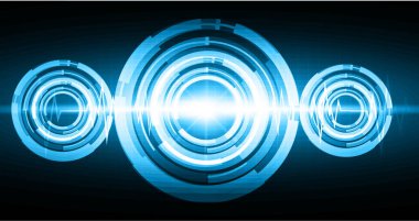 Siber devre gelecekteki teknoloji kavramı