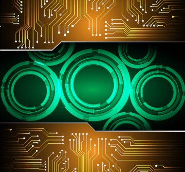 Siber devre gelecekteki teknoloji kavramı