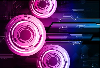 Siber devre gelecekteki teknoloji kavramı