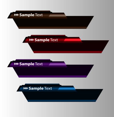 modern metin kutusu şablonları, pankart bilgileri