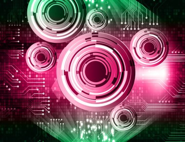 Siber devre gelecekteki teknoloji kavramı